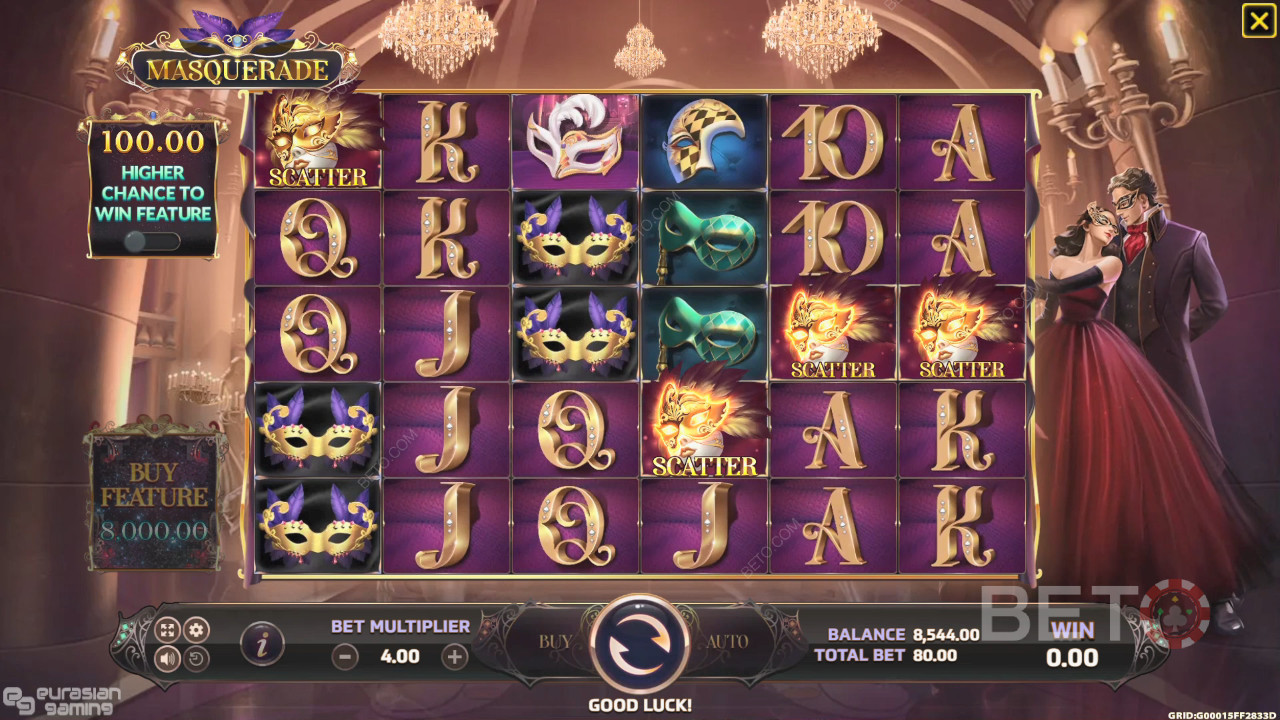 Masquerade Überprüfung durch BETO Slots