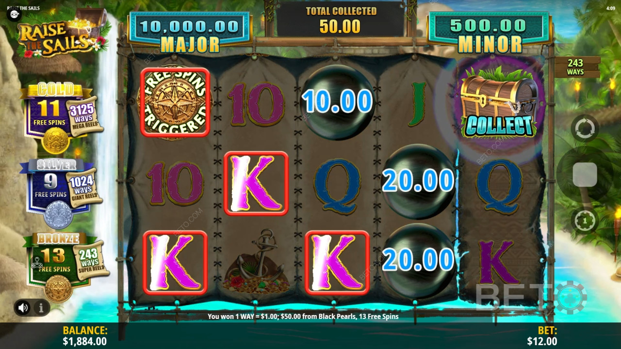 Raise the Sails Überprüfung durch BETO Slots