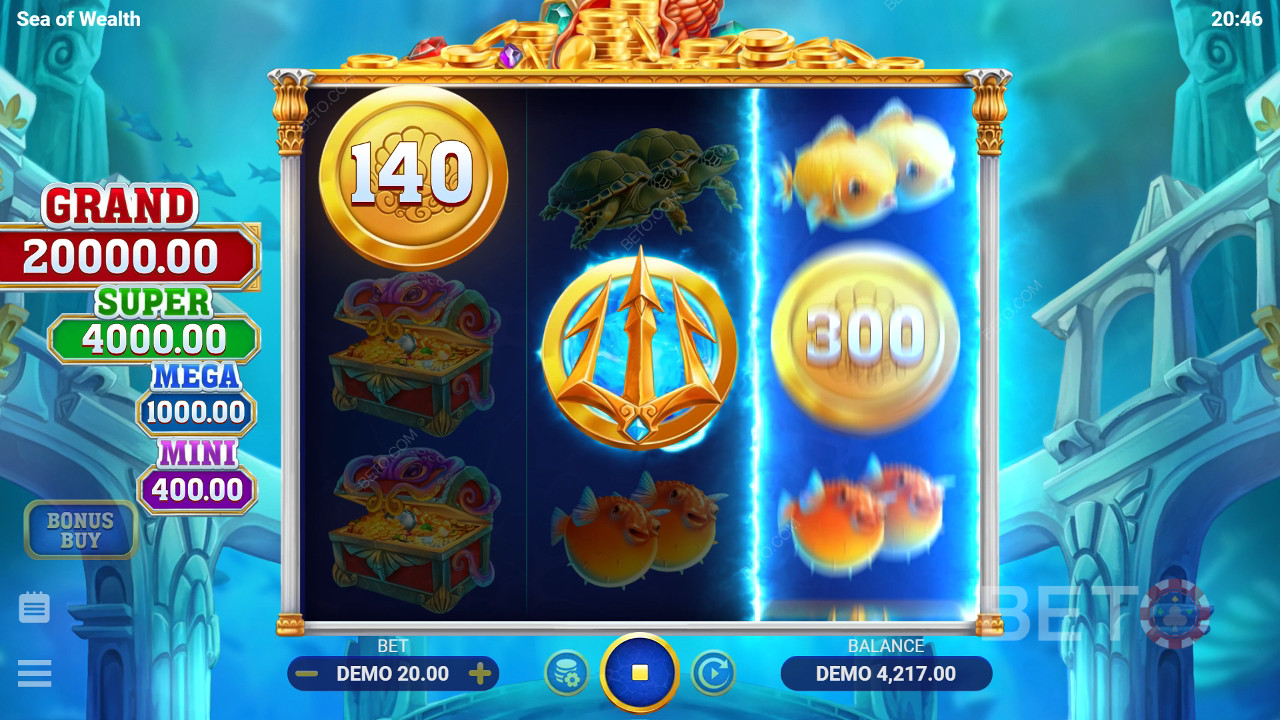 Sea of Wealth Überprüfung durch BETO Slots