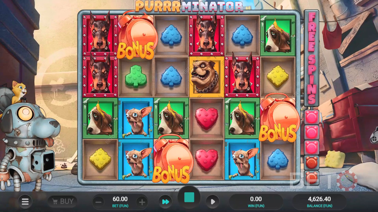 Purrrminator Überprüfung durch BETO Slots
