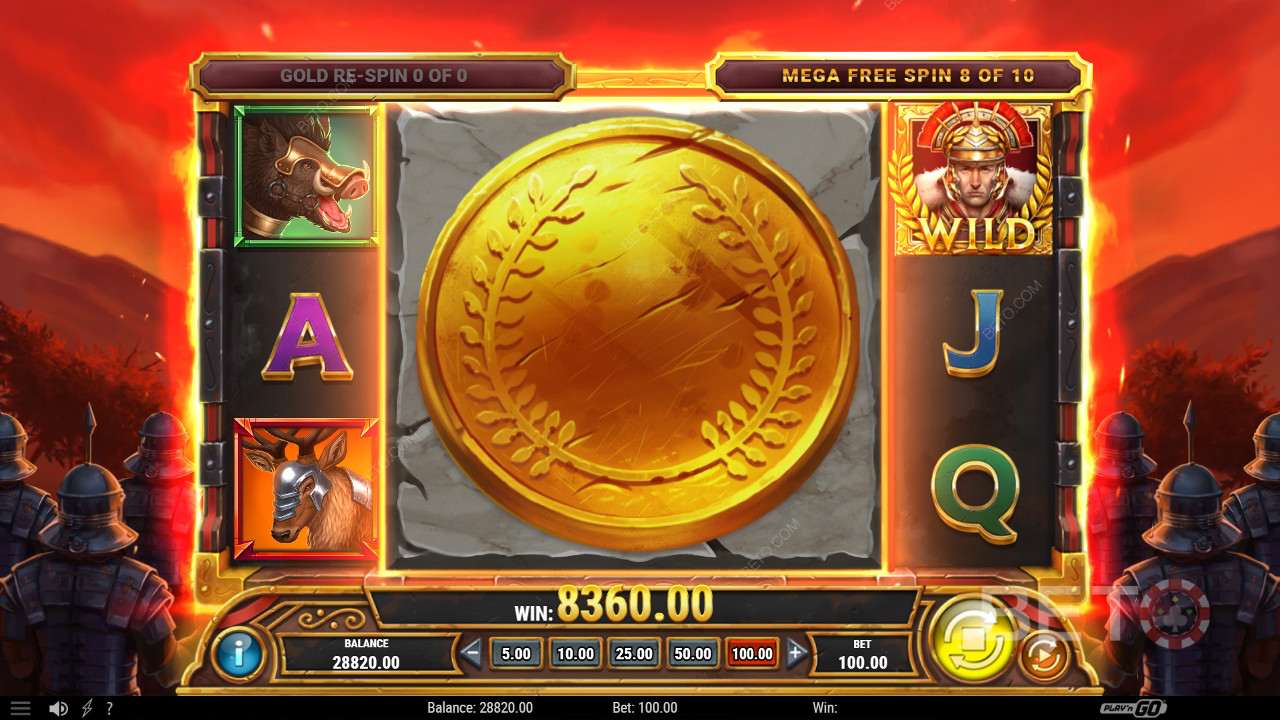 Gewinnen Sie das 4.000-fache Ihres Einsatzes im Legion Gold Victory Video Slot!