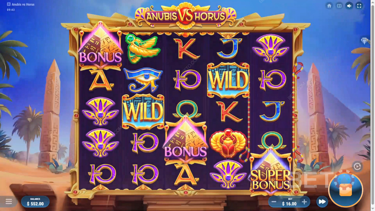 Anubis vs Horus Überprüfung durch BETO Slots