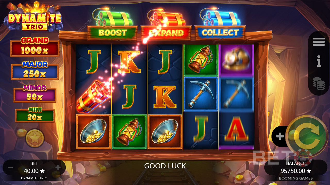 Dynamite Trio Überprüfung durch BETO Slots