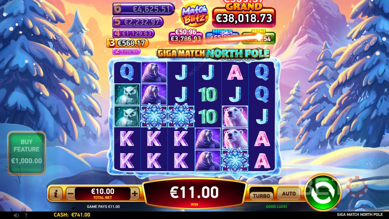 Giga Match North Pole Überprüfung durch BETO Slots