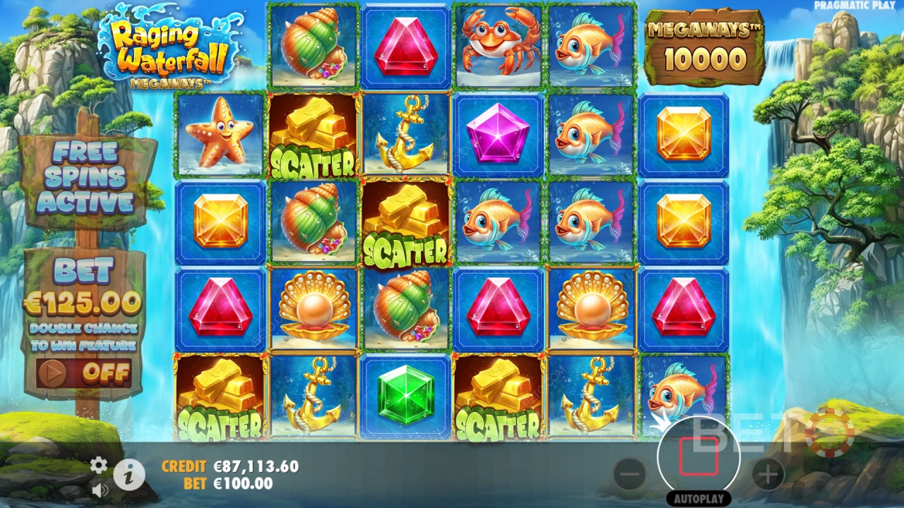 Raging Waterfall Megaways Überprüfung durch BETO Slots