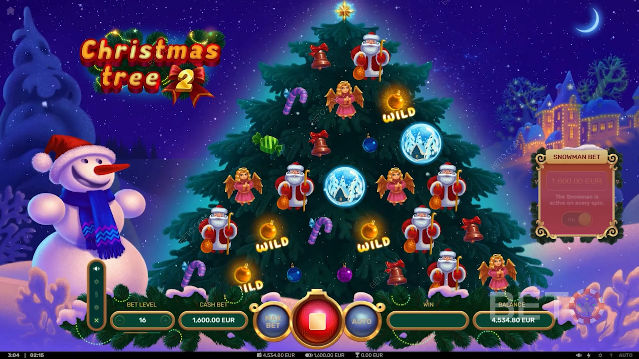 Genießen Sieein einzigartiges Layout im Christmas Tree2 Slot