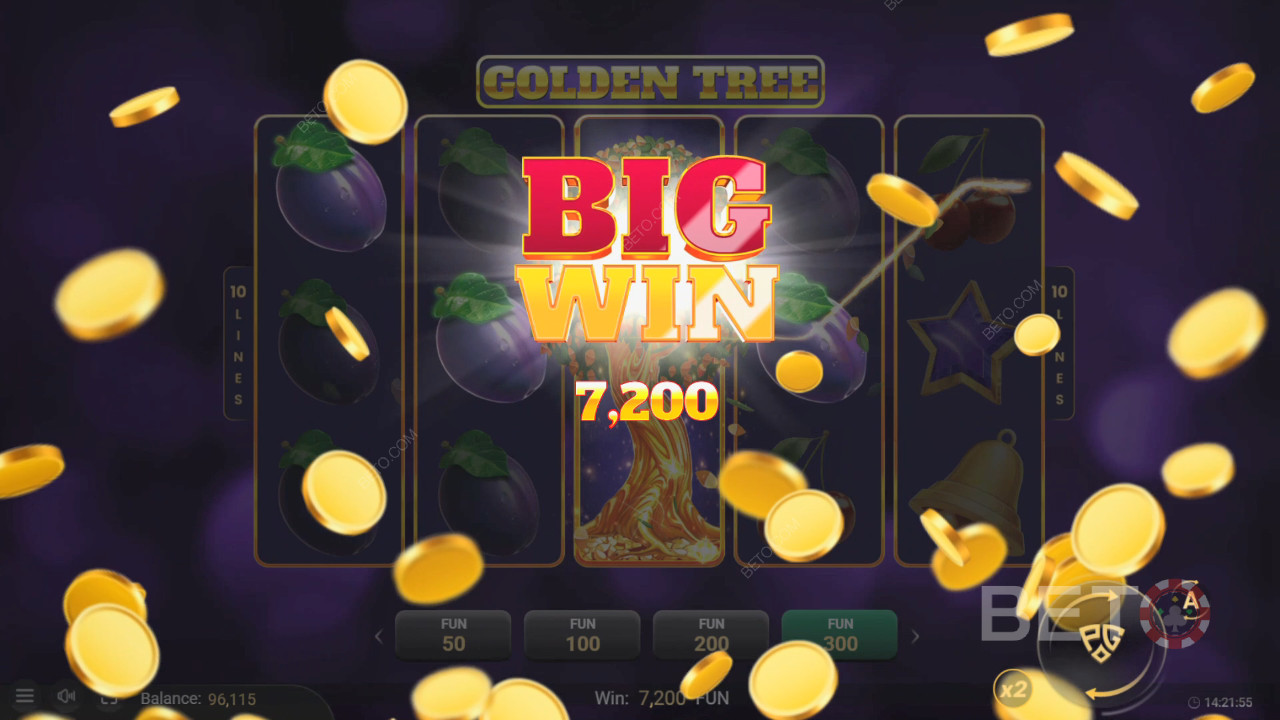 Gewinnen Sie das 5.000-fache Ihres Einsatzes im Golden Tree Video Slot!