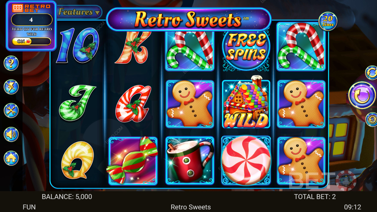 Retro Sweets Überprüfung durch BETO Slots
