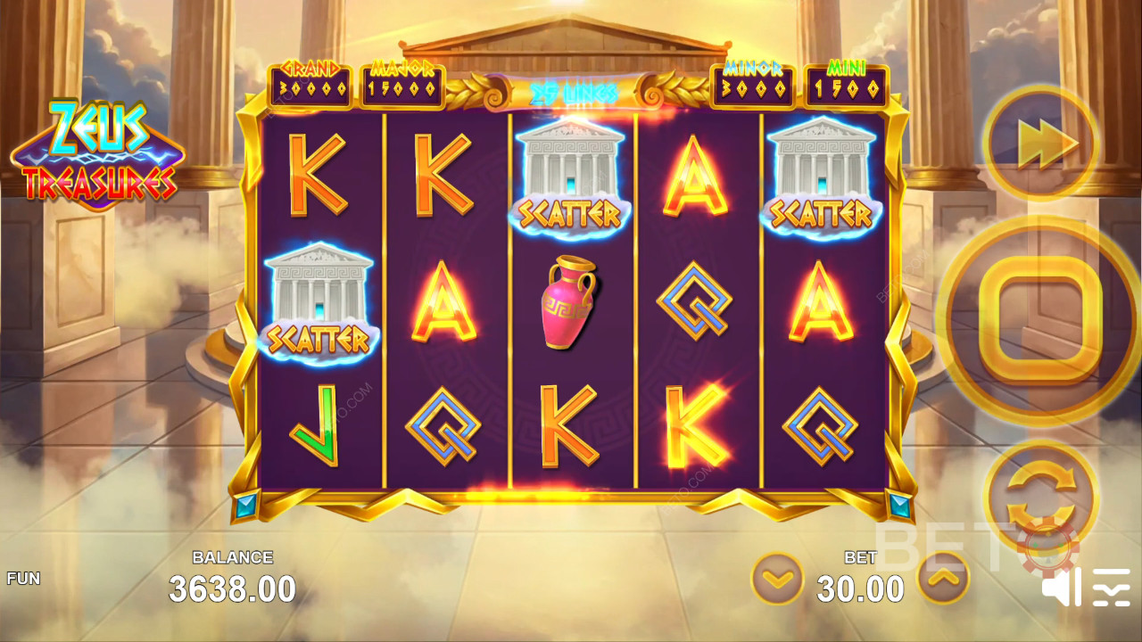 Zeus Treasures Überprüfung durch BETO Slots