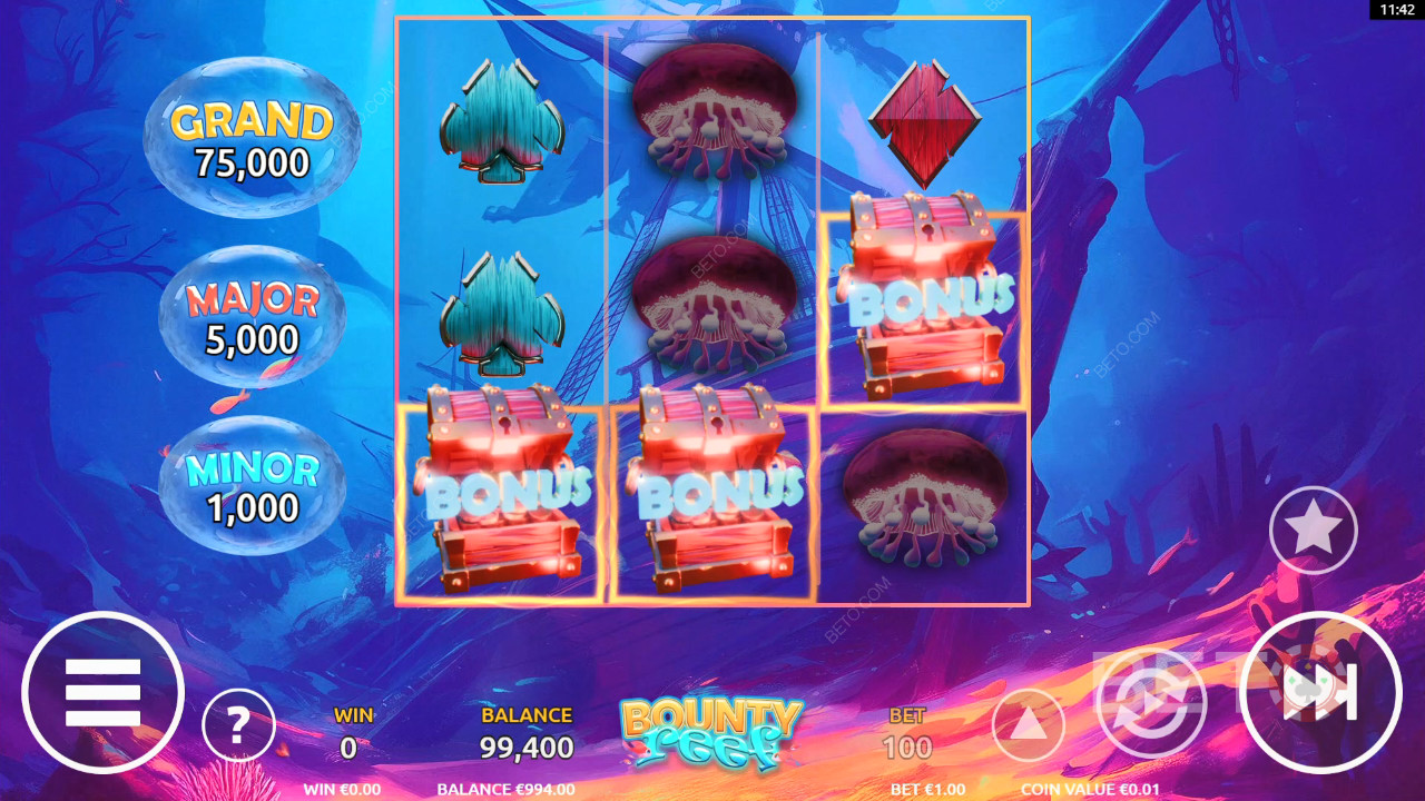 Bounty Reef Überprüfung durch BETO Slots