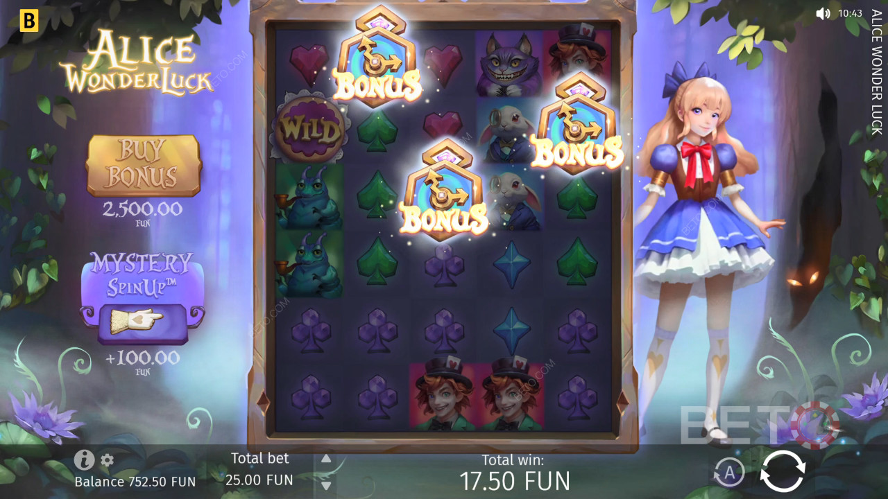 Alice WonderLuck Überprüfung durch BETO Slots