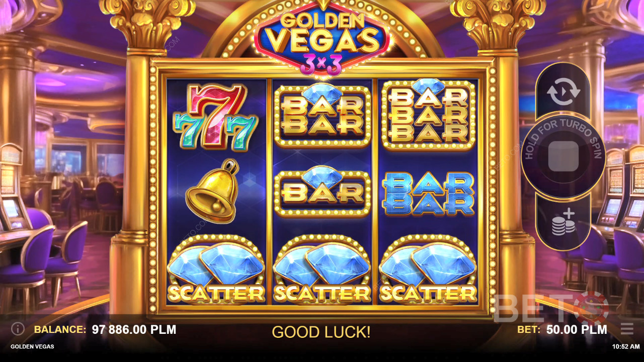 Golden Vegas 3x3 Überprüfung durch BETO Slots