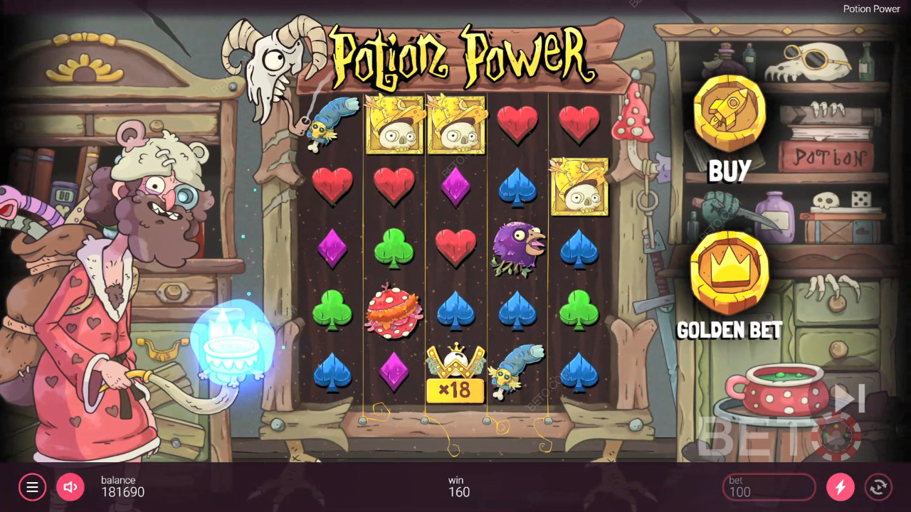 Potion Power Überprüfung durch BETO Slots