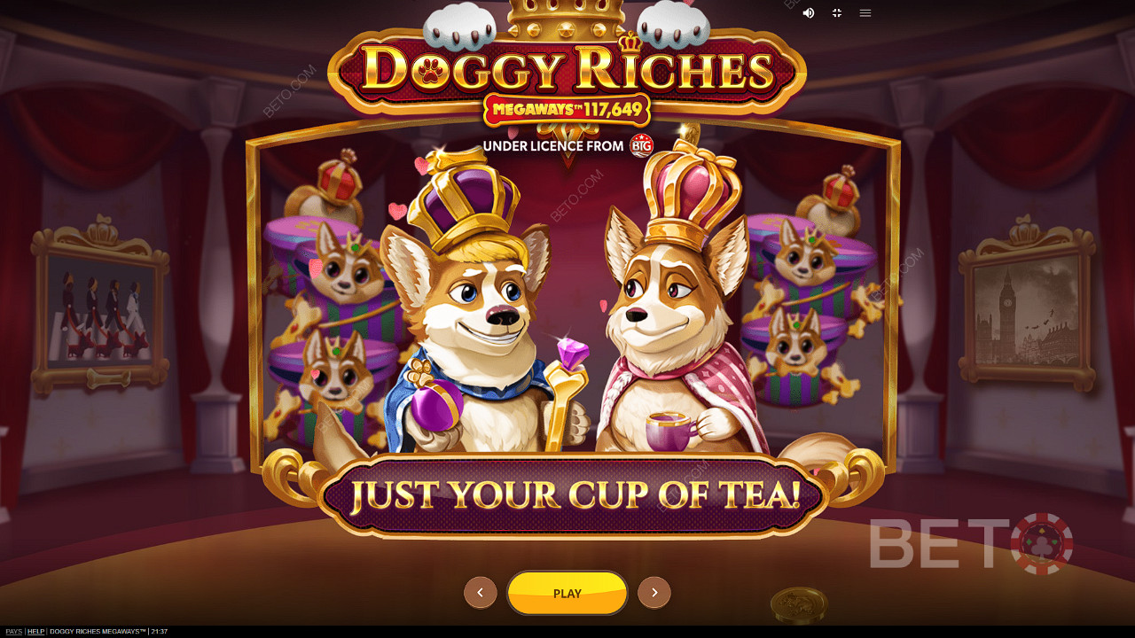 Genießen Sie eine Vielzahl von leistungsstarken Funktionen im Doggy Riches Megaways-Spielautomaten