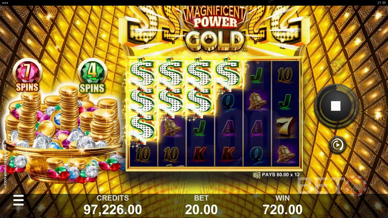 Magnificent Power Gold Überprüfung durch BETO Slots