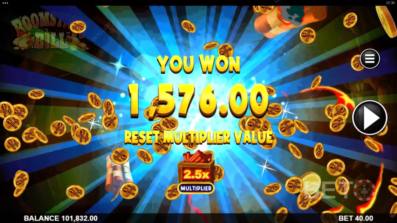 Gewinnen Sie das 5.000-fache Ihres Einsatzes beim Boomstick Bill Slot!