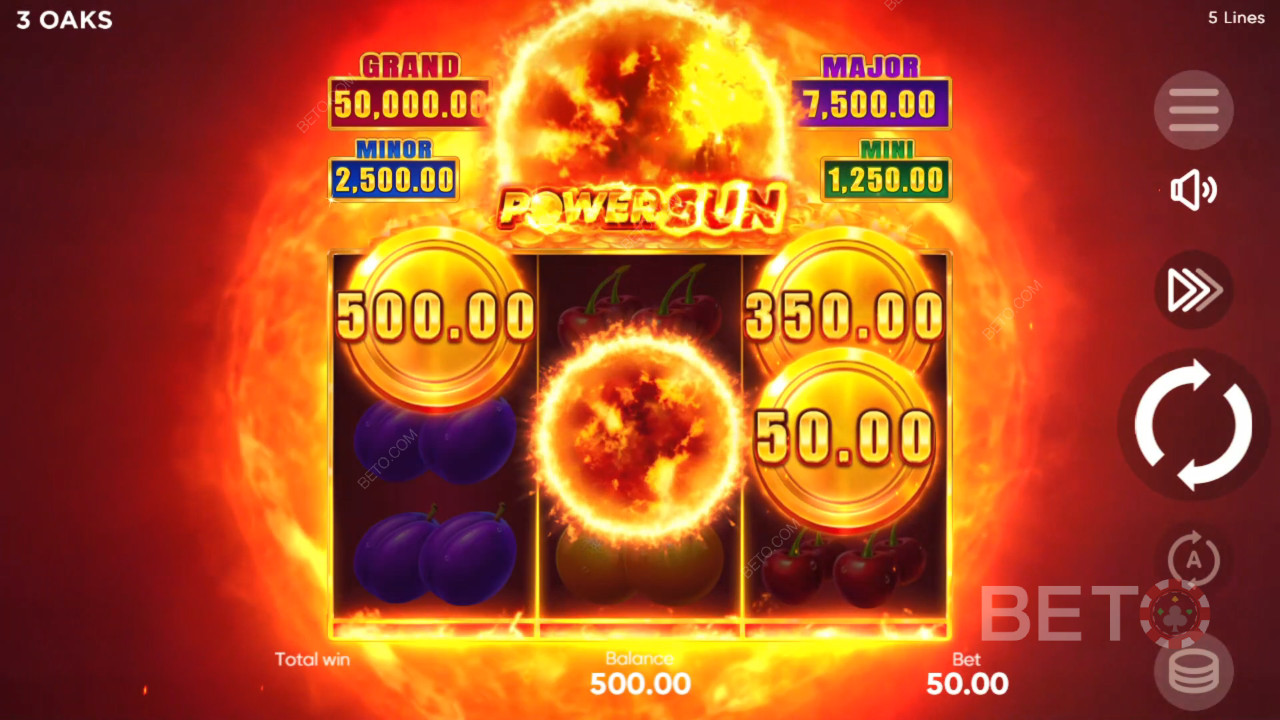 Power Sun Überprüfung durch BETO Slots