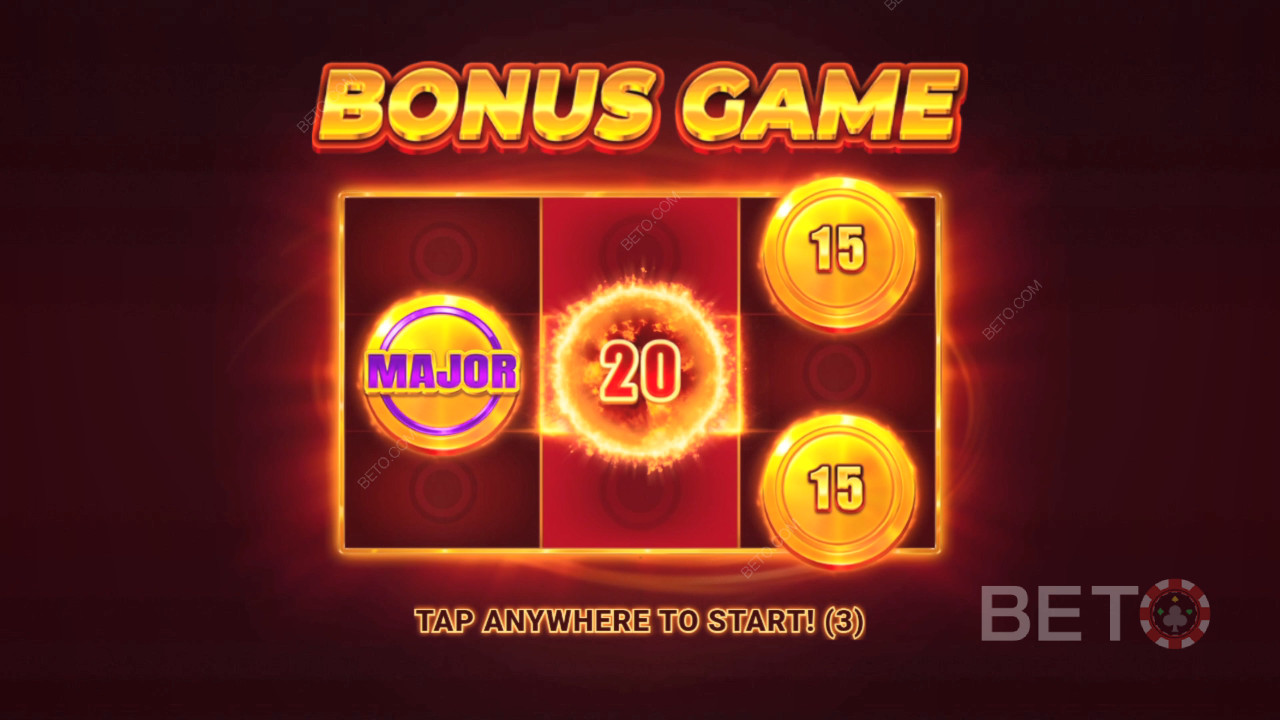 Erklärte Bonusfunktionen in Power Sun von 3 Oaks Gaming