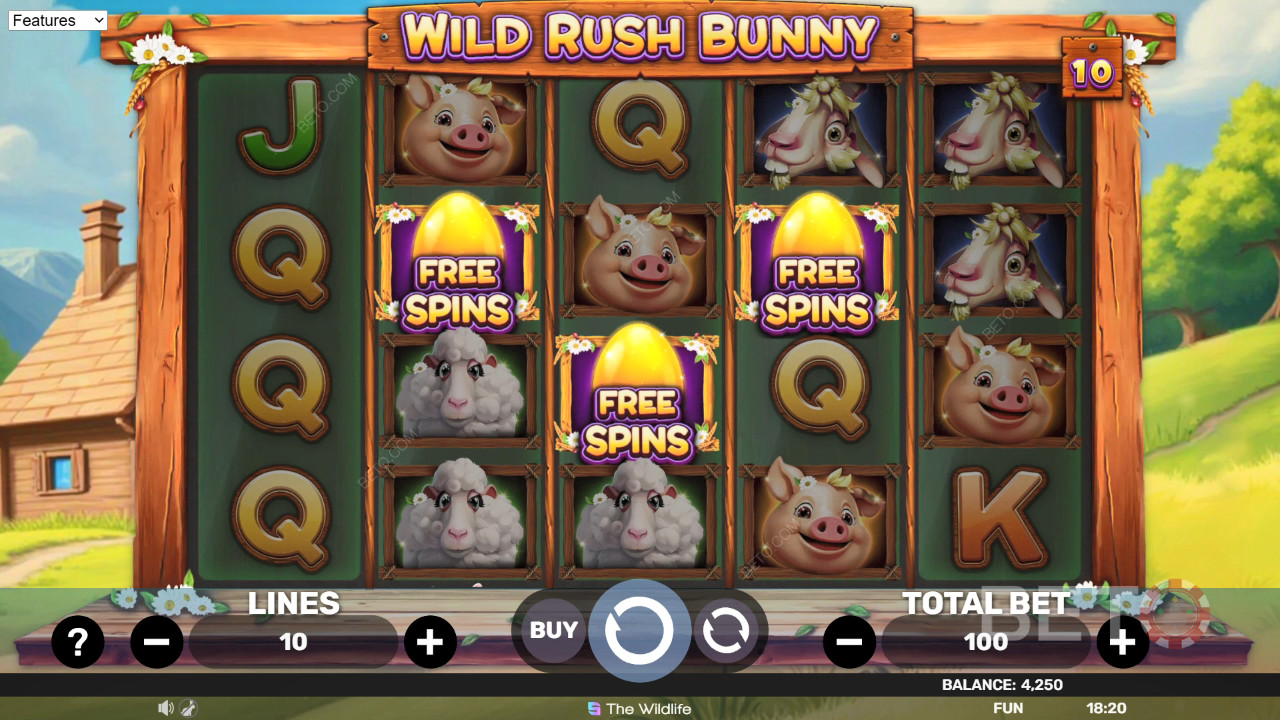 Wild Rush Bunny Überprüfung durch BETO Slots