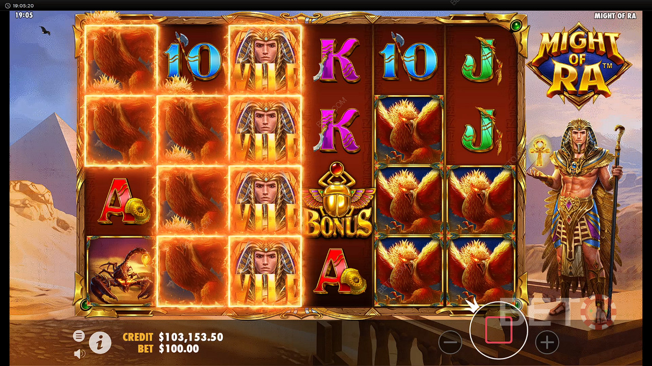 Landen Sie Stapel von Wilds und gewinnen Sie groß in diesem Casino-Spielautomaten zum Thema Ägypten