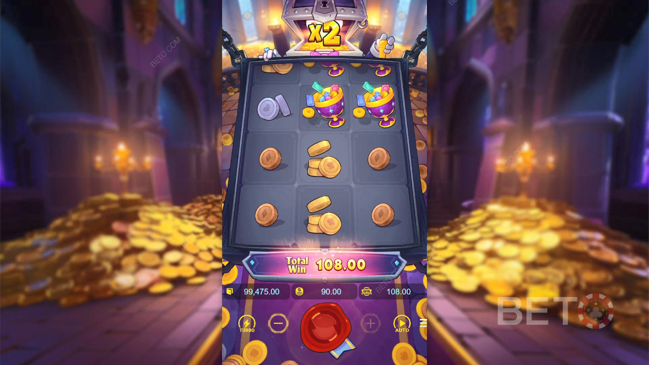 Bonusfunktionen in Mr. Treasure