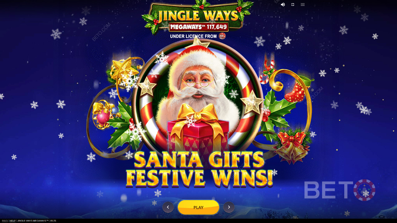 Bringen Sie sich in die richtige Weihnachtsstimmung und genießen Sie Weihnachten und erhalten Sie Geschenke in Jingle Way Megaways Slot