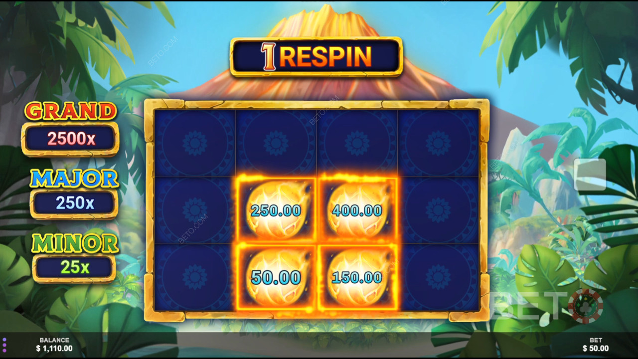 Lava Fortunes Hold N Spin Überprüfung durch BETO Slots