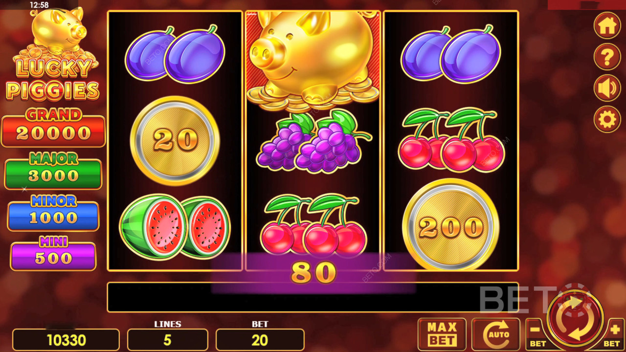 Lucky Piggies Überprüfung durch BETO Slots