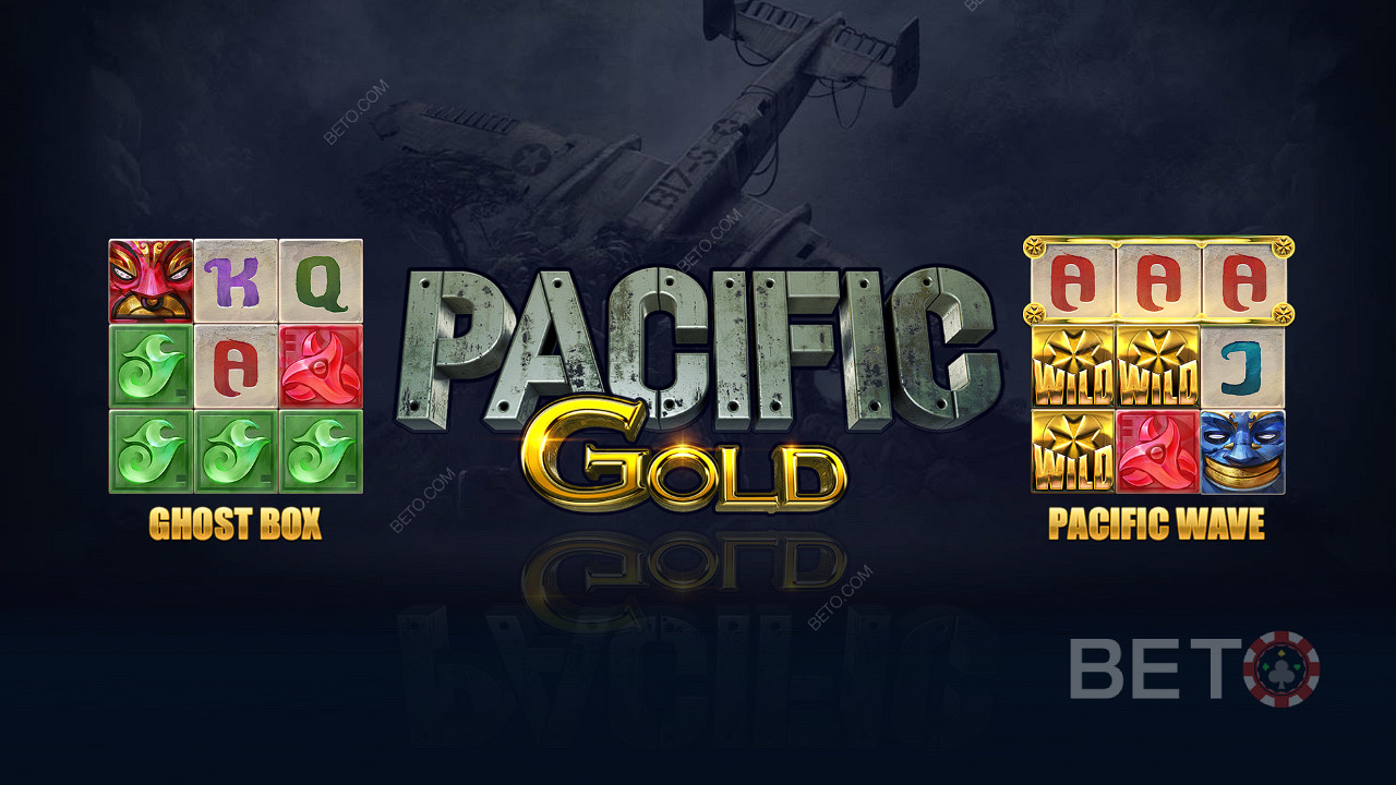 Genießen Sieeinzigartige Funktionen wie Ghost Box und Pacific Wave im Pacific Gold Slot