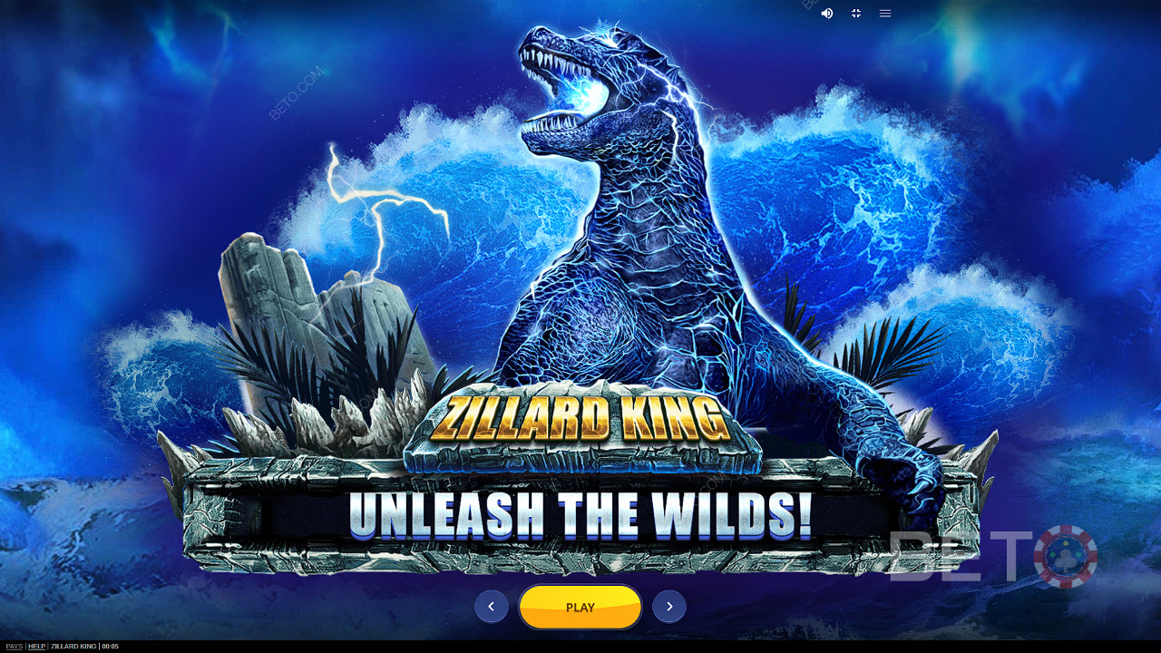 Entfesseln Sie die mythische Bestie im Online-Spielautomaten Zillard King