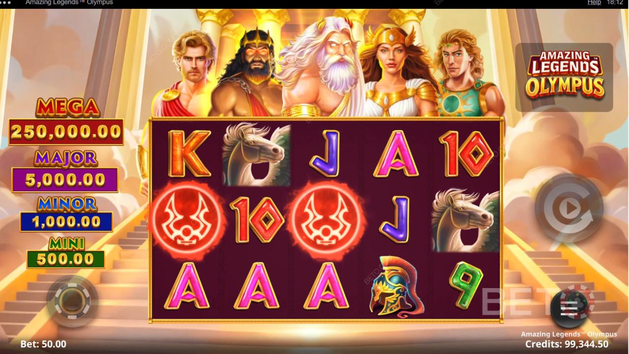 Erstaunliche Legenden Olympus Überprüfung durch BETO Slots