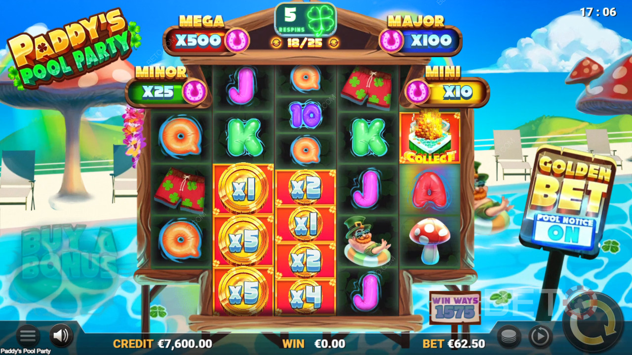 Paddy's Pool Party Kostenlos Spielen