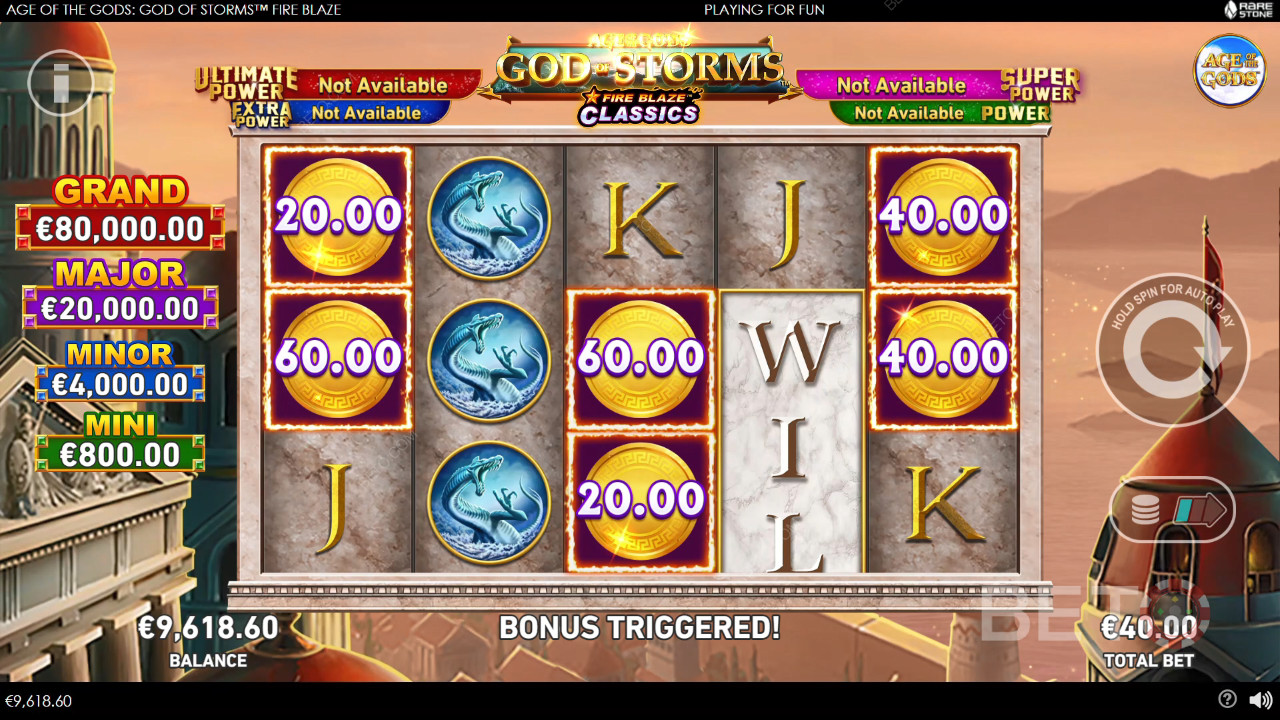 Age of the Gods: God of Storms Fire Blaze Kostenlos Spielen