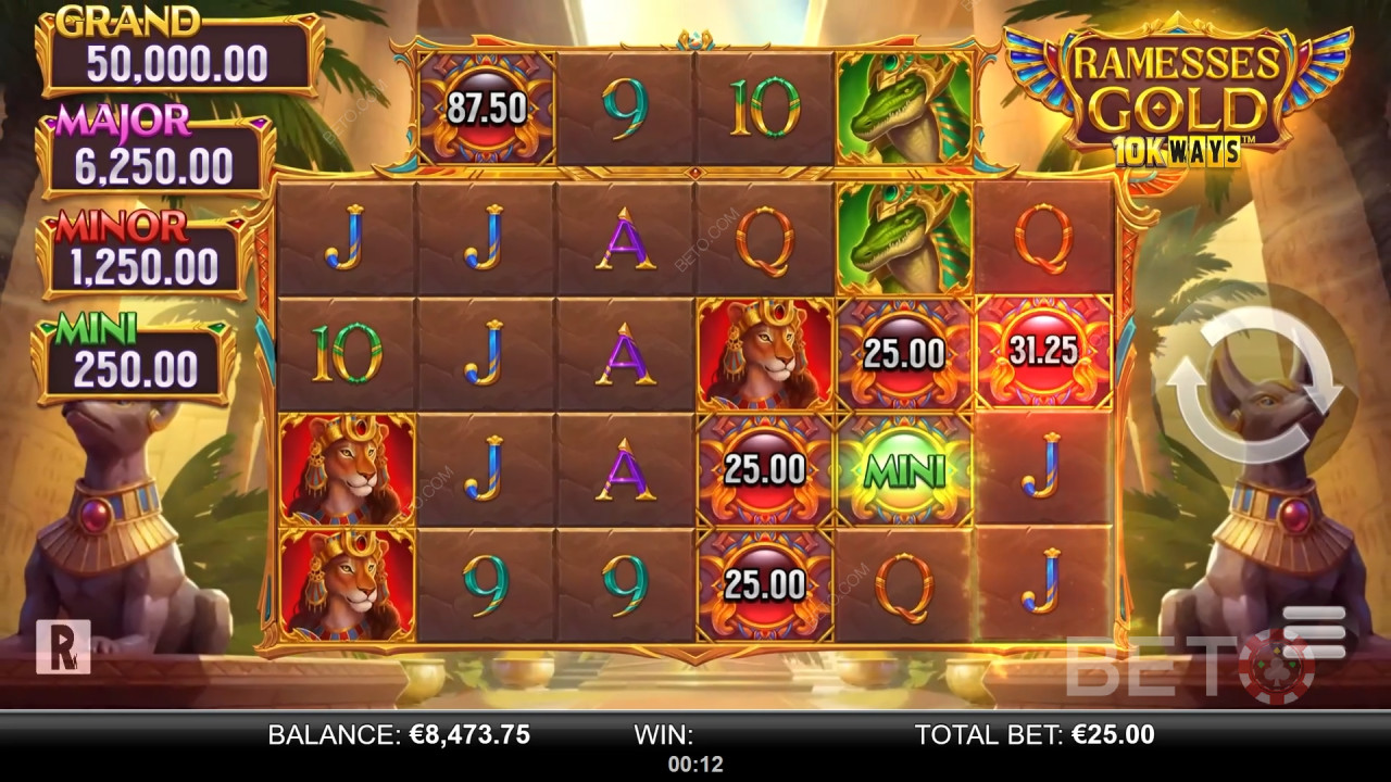 Ramsesses Gold 10K Ways Überprüfung durch BETO Slots