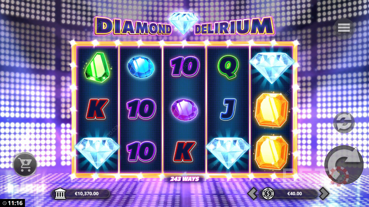 Diamant-Delirium Überprüfung durch BETO Slots