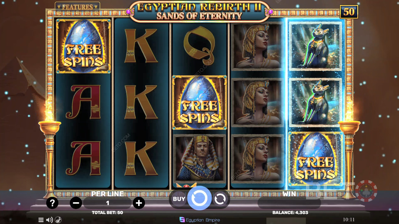 Egyptian Rebirth 2 - Sands of Eternity Kostenlos Spielen