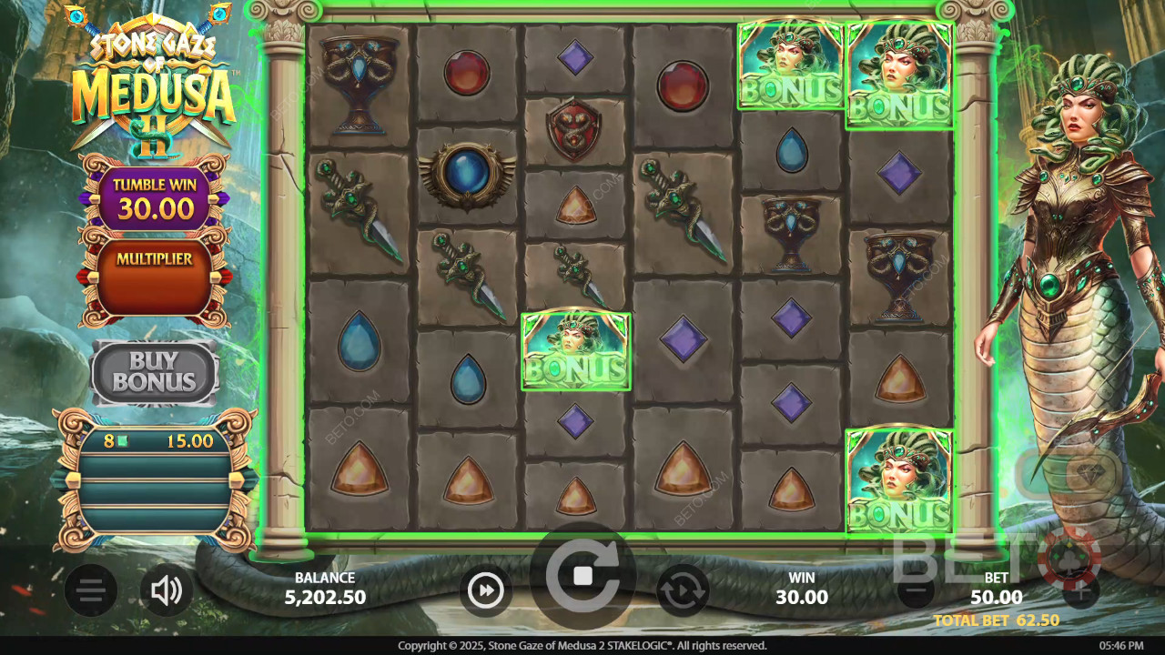 Stone Gaze of Medusa 2 Überprüfung durch BETO Slots