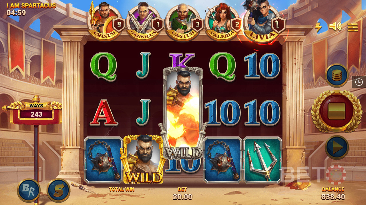 I Am Spartacus Überprüfung durch BETO Slots