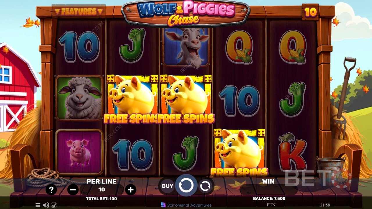 Wolf & Piggies Chase Überprüfung durch BETO Slots