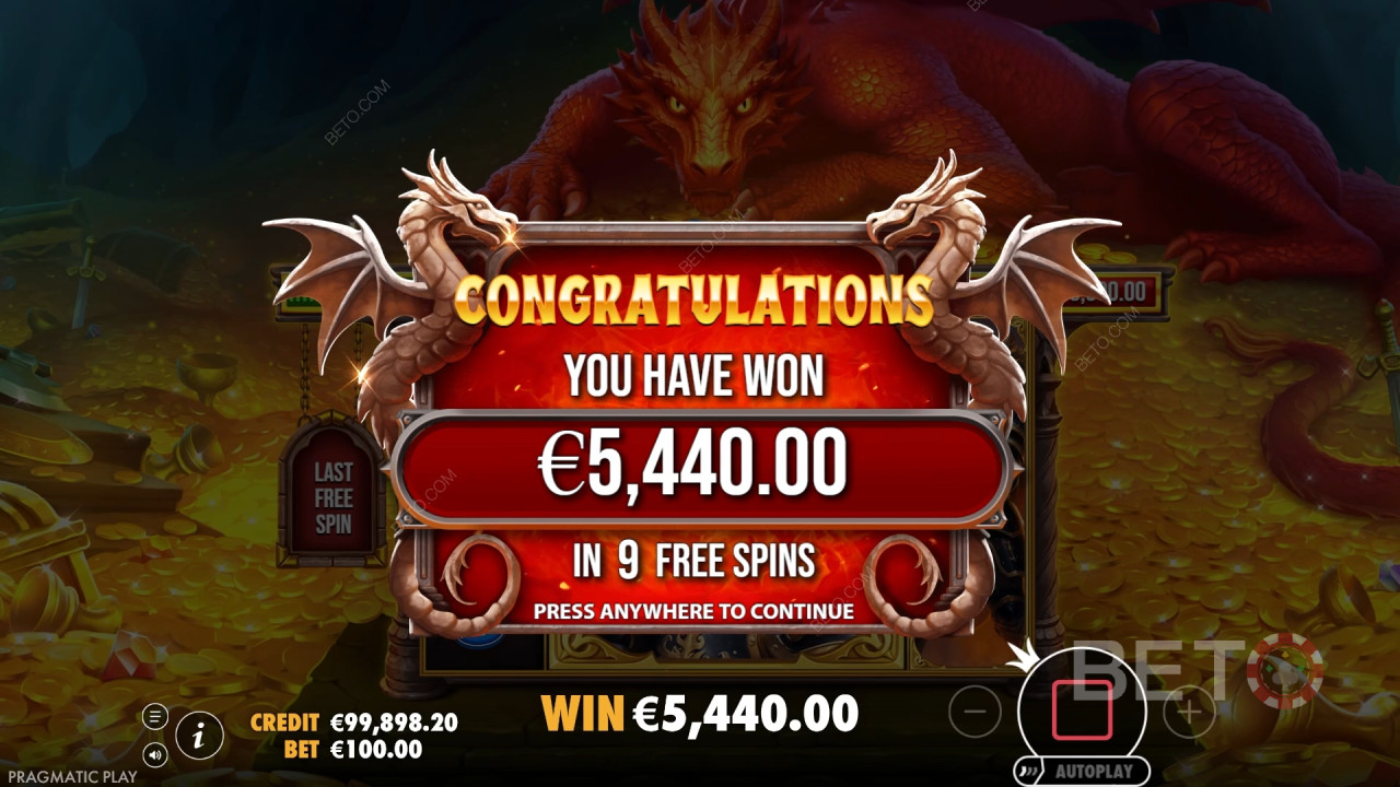 Gewinnen Sie das 15.000-fache Ihres Einsatzes im Sleeping Dragon Online Slot!