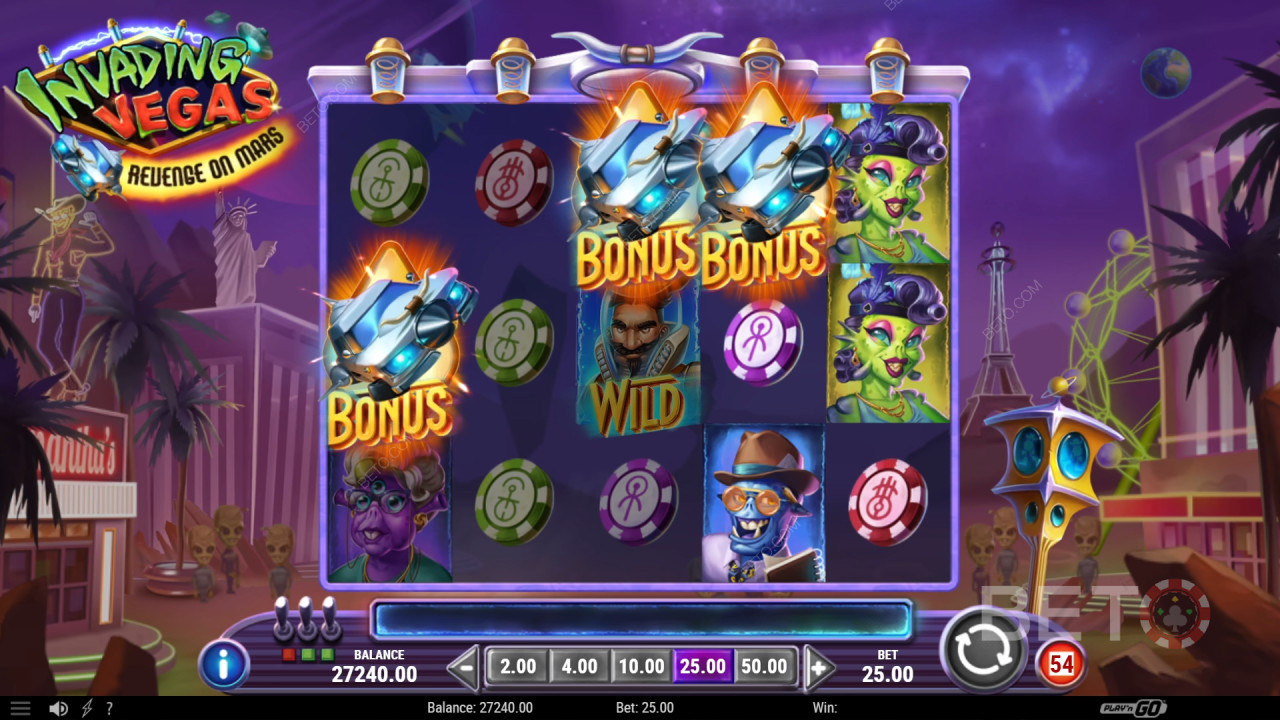 Invading Vegas Revenge on Mars Kostenlos Spielen