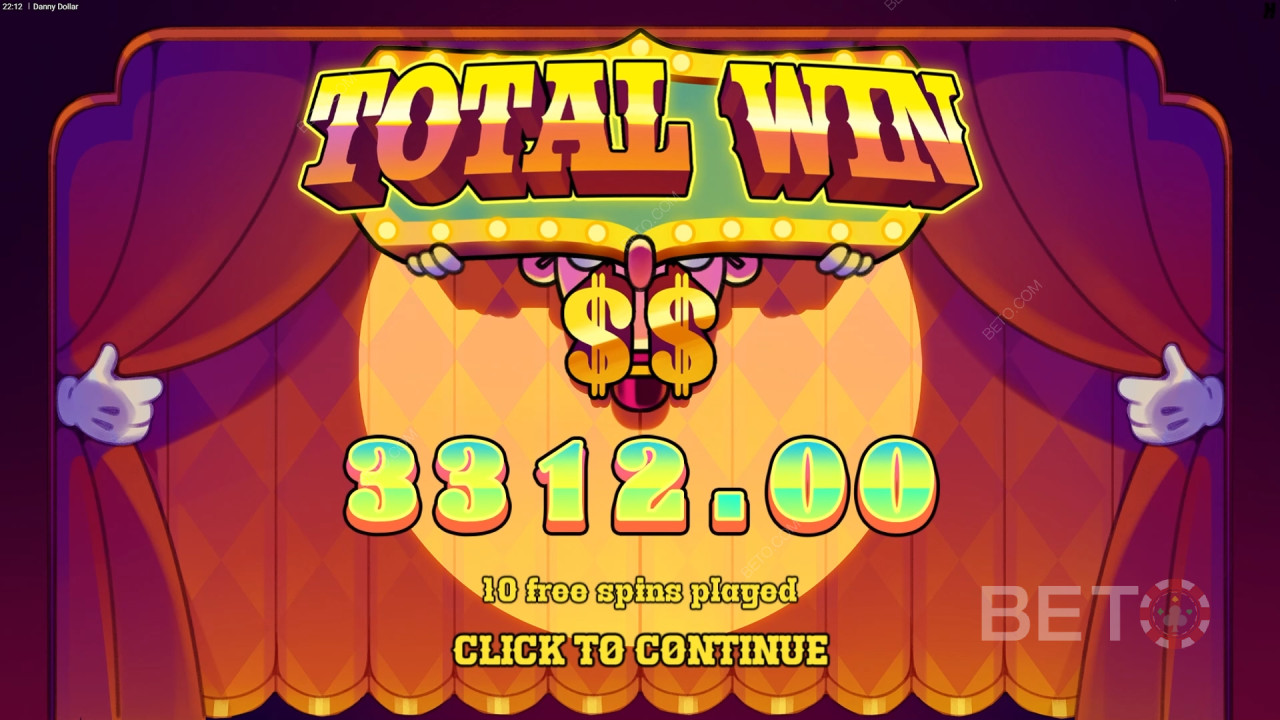 Gewinnen Sie das 12.500-fache Ihres Einsatzes an der Danny Dollar Slot Machine!
