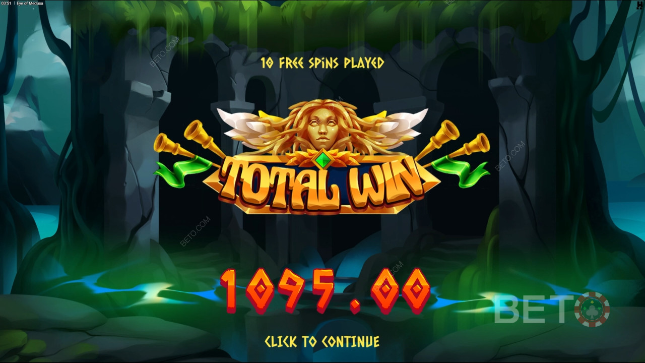 Gewinnen Sie das 10.000-fache Ihres Einsatzes beim Eye of Medusa Slot Online!