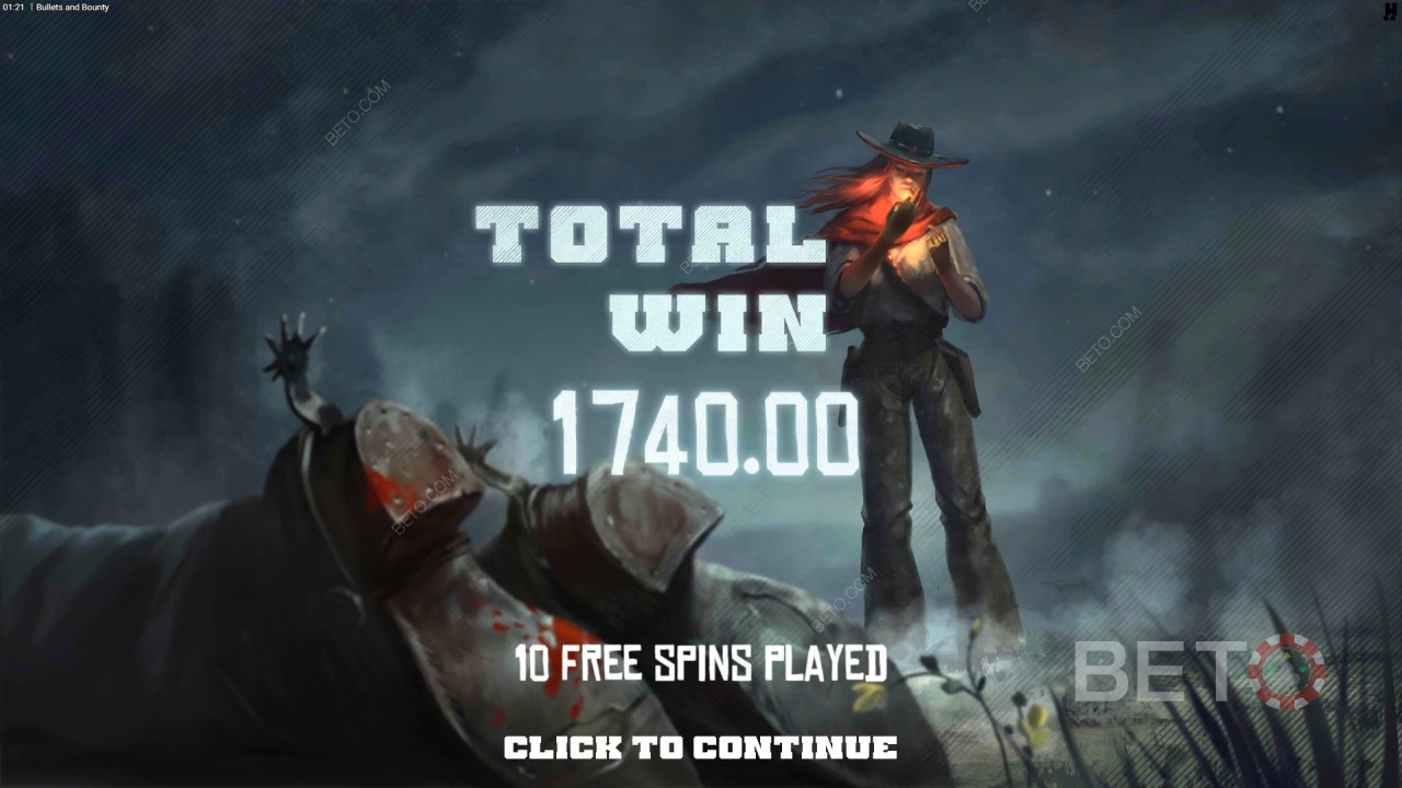 Gewinnen Sie das 20.000-fache Ihres Einsatzes beim Bullets and Bounty Slot!