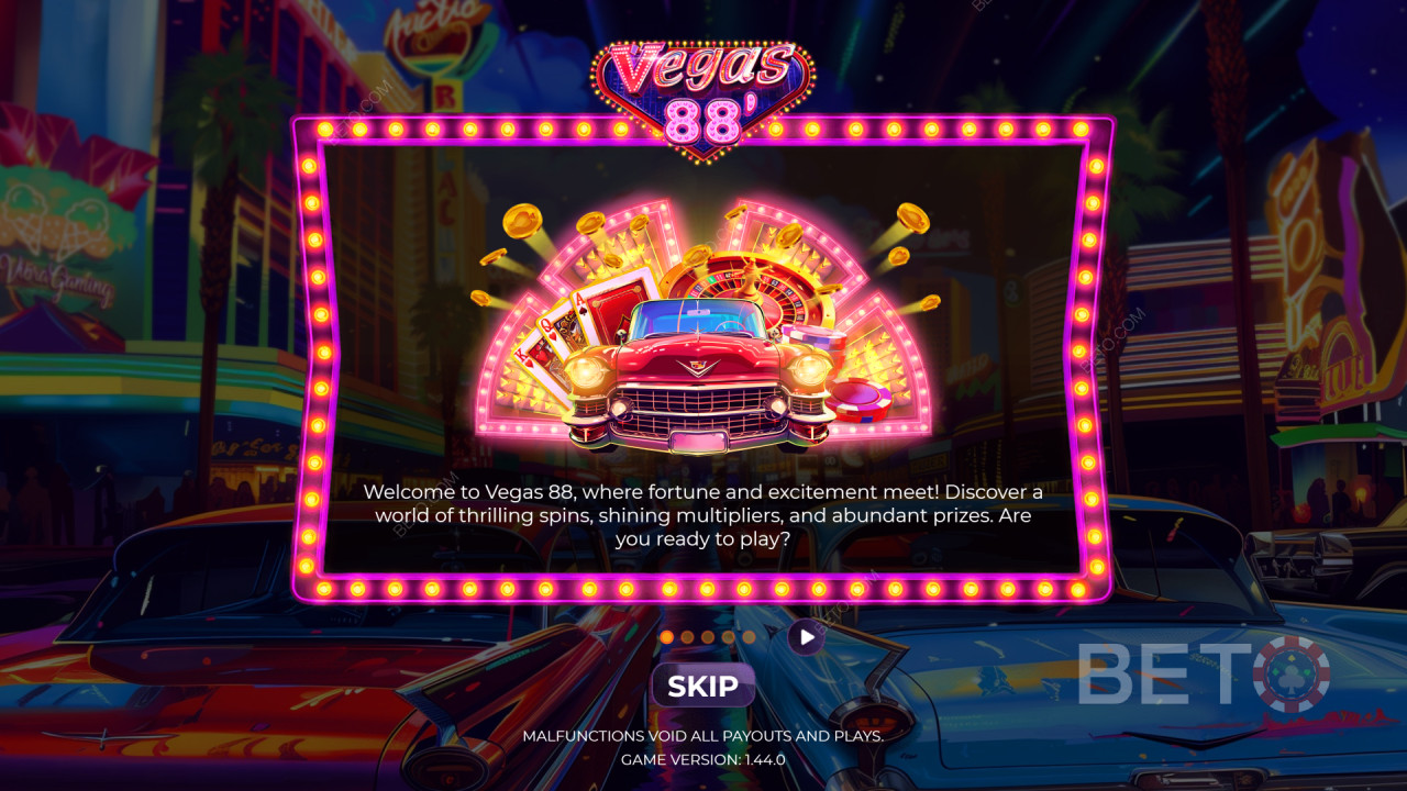 Thema und Design: Neon Vegas Vibe