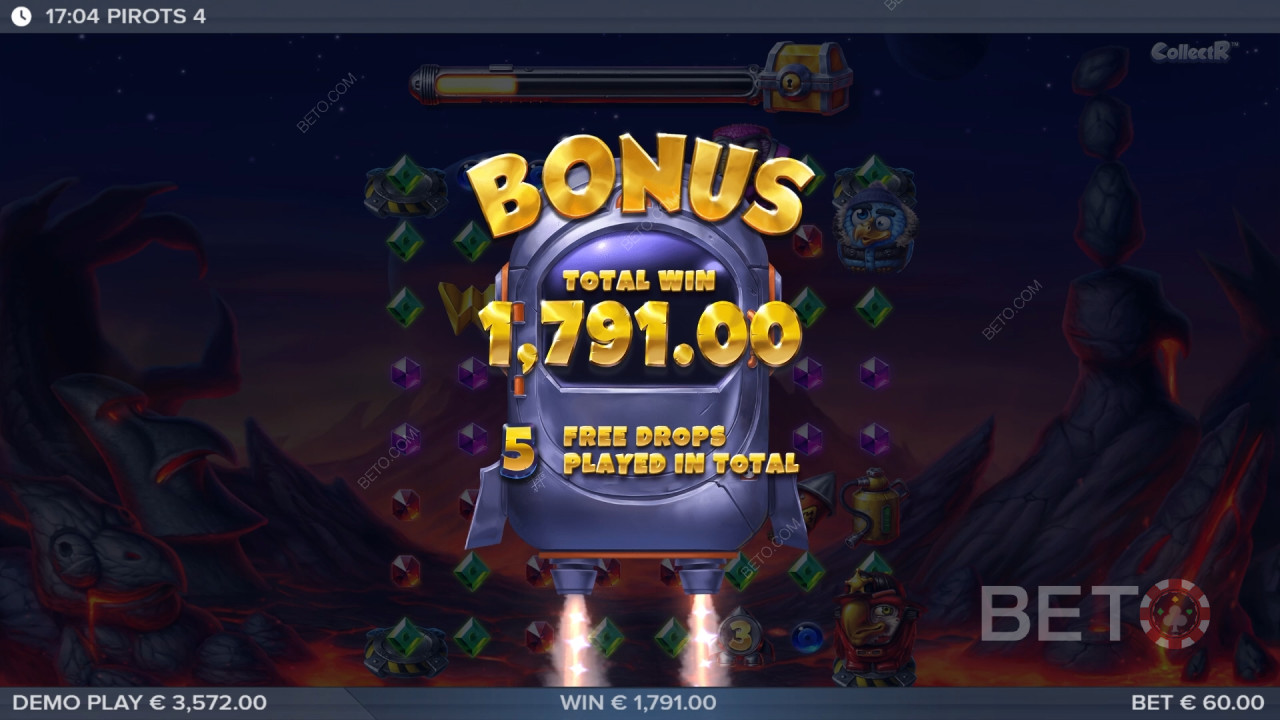 Gewinnen Sie das 10.000-fache Ihres Einsatzes im Pirots 4 Slot!