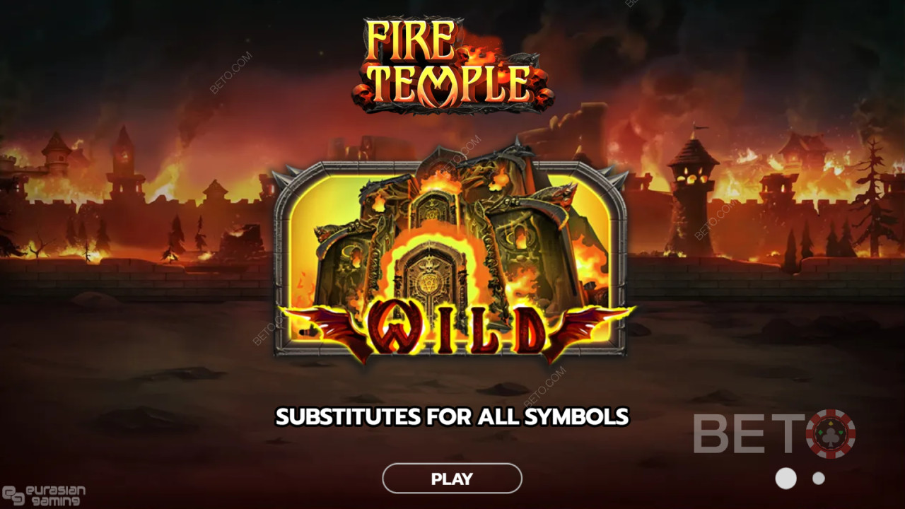 Erklärte Bonusfunktionen in Fire Temple von Eurasian Gaming