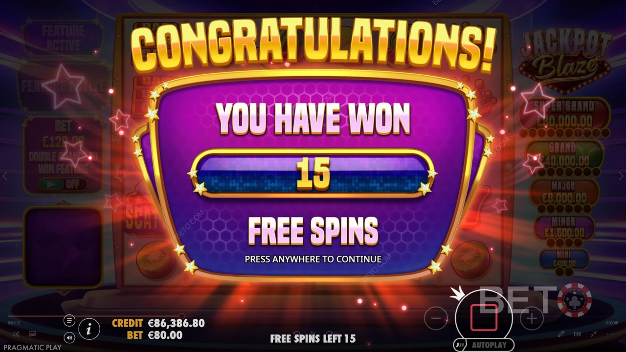 Gewinnen Sie das 5.000-fache Ihres Einsatzes im Jackpot Blaze Slot!