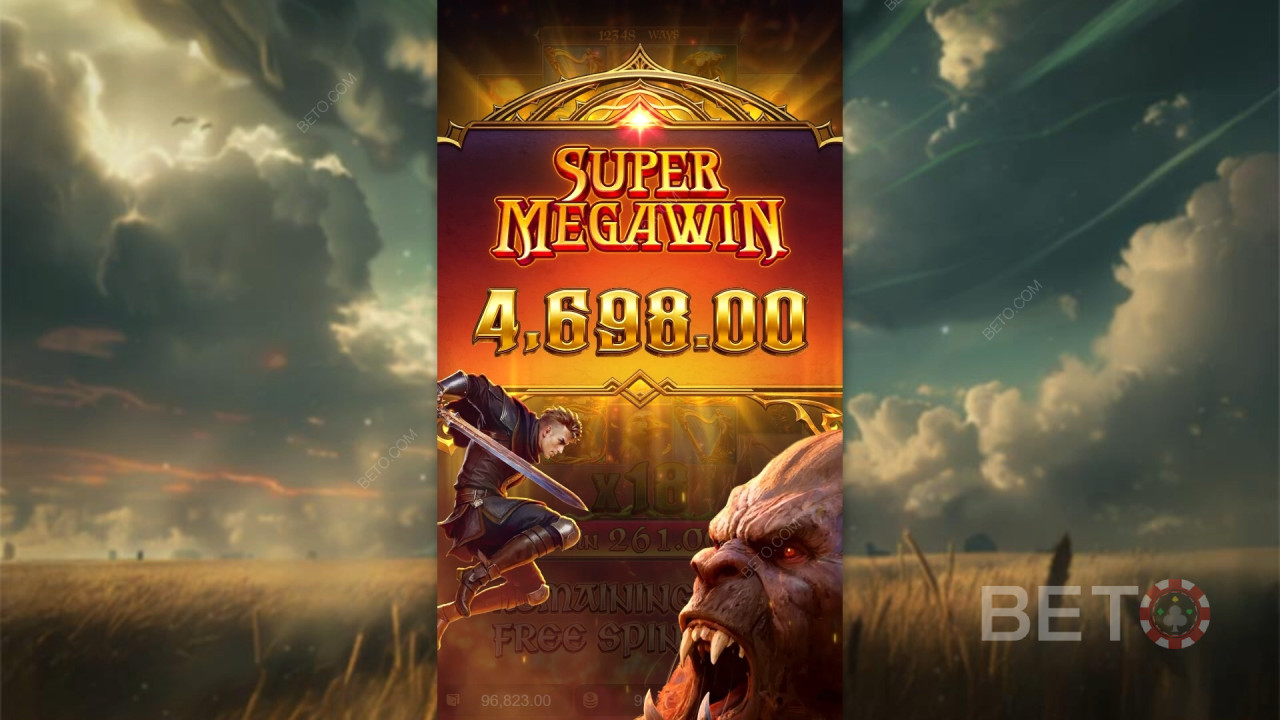 Gewinnen Sie das 10.000-fache Ihres Einsatzes beim Jack the Giant Hunter Slot Online!