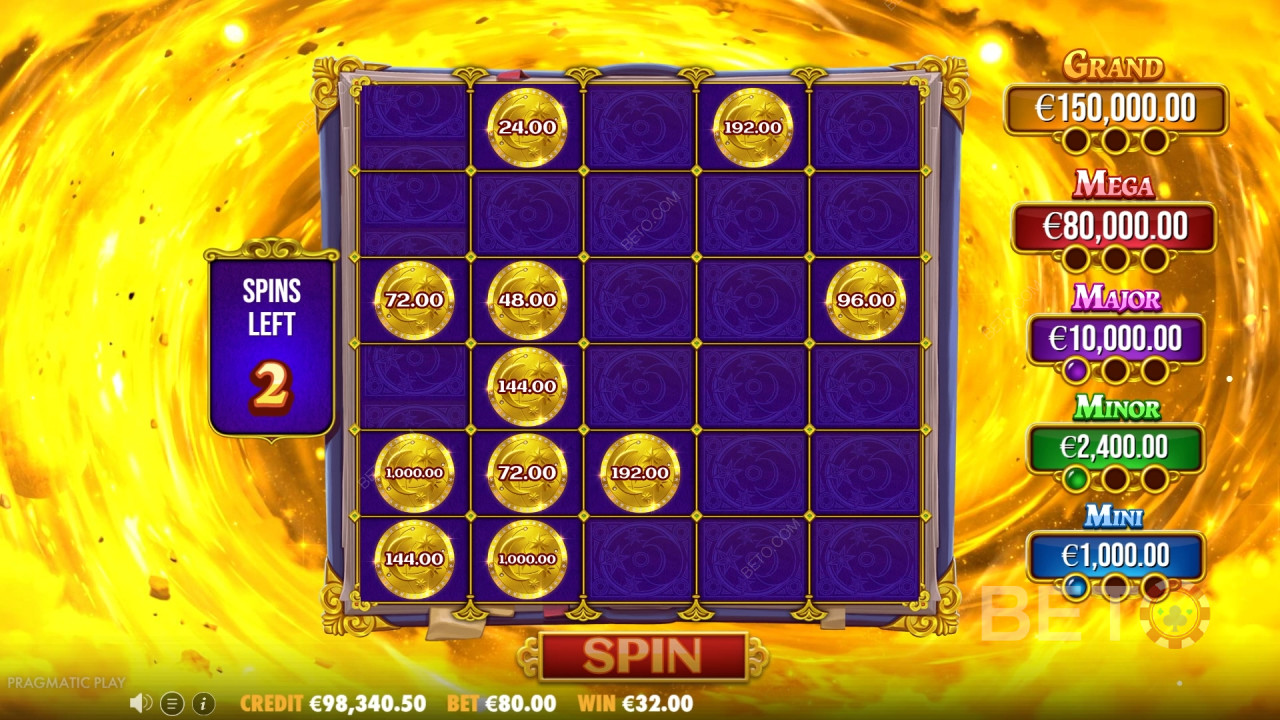 Bonusfunktionen in Spellmaster erklärt von Pragmatic Play